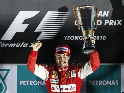 Fernando Alonso s trofejou
