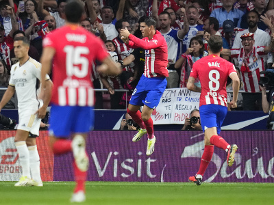 Álvaro Morata oslavuje gól