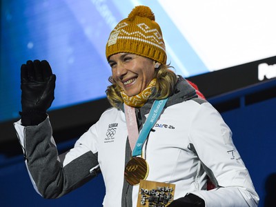 Anastasia Kuzminová so zlatou medailou