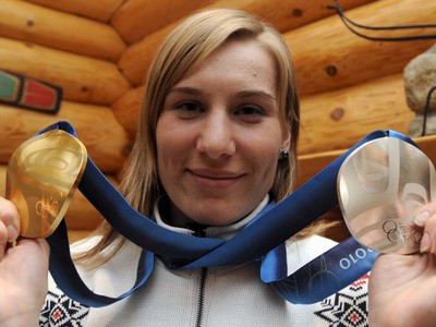 Anastasia Kuzminová so svojimi medailami
