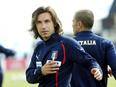 Andrea Pirlo počas prípravného