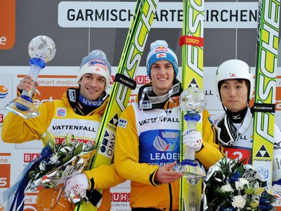 Andreas Kofler, Gregor Schlierenzauer a Daiki Ito