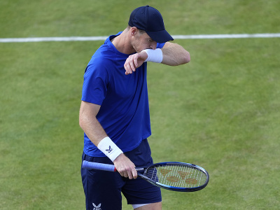 Zranený Andy Murray