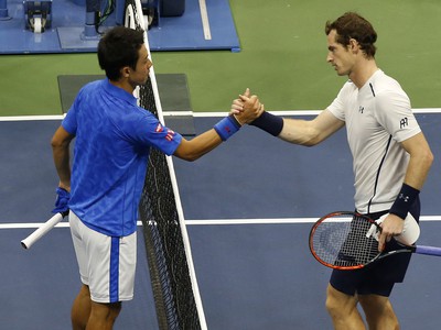 Kei Nišikori a Andy Murray