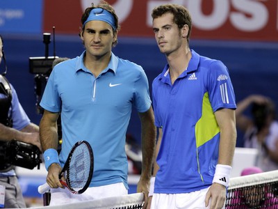 Roger Federer a Andy Murray