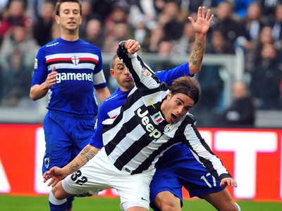 Alessandro Matri a Angelo Palombo