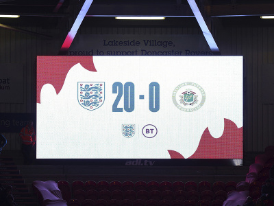 Angličanky deklasovali Lotyšsko 20:0