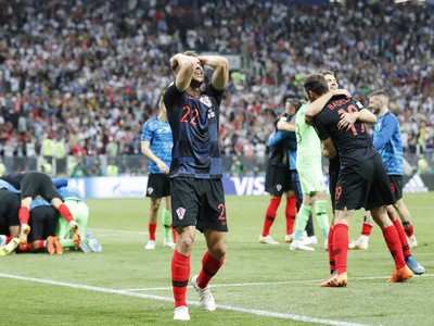 Oslavy Chorvátov po postupe do finále