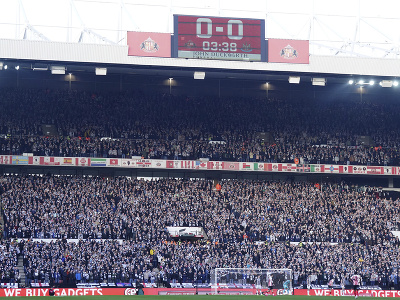 Fanúšikovia Newcastle na Stadium of Light