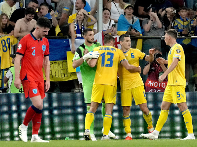 Hráči Ukrajiny dokázali remizovať s Anglickom