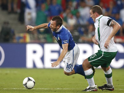 Antonio Cassano a Richard Dunne