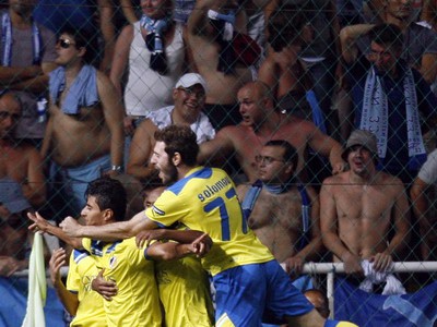 Radosť hráčov APOEL-u