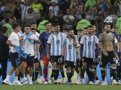 Radosť Argentínčanov po výhre