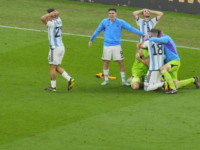 Hráči Argentíny oslavujú titul majstrov sveta