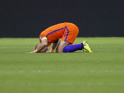 Arjen Robben sa rozlúčil s reprezentáciou dvomi gólmi