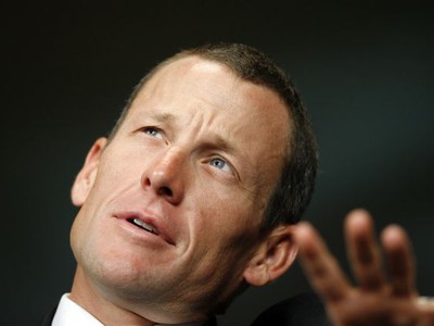 Lance Armstrong si vytýčil