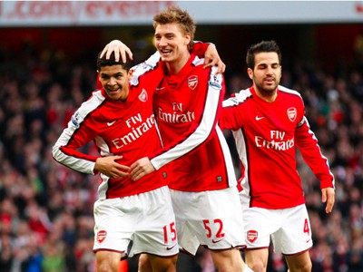 Nicklas Bendtner, Cesc Fabregas