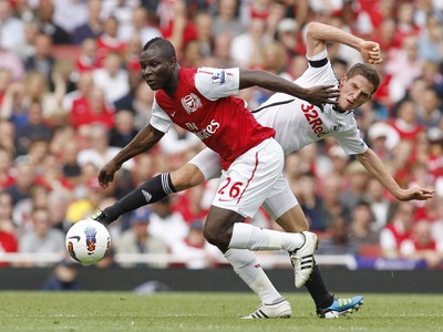 Emmanuel Frimpong v drese Arsenalu