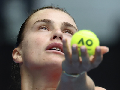 Bieloruská hráčka Aryna Sabalenková počas Australian Open 2024
