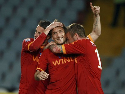 Francesco Totti strelil dva góly