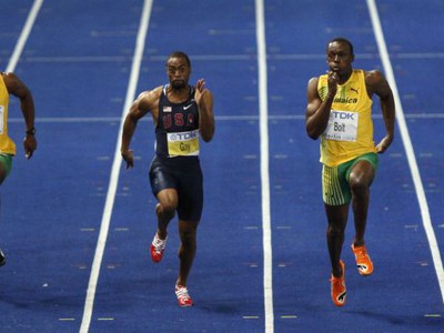 Tyson Gay a Usain