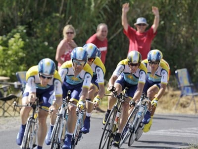 Astana, TdF, jazda, Montpellier, 7. júla 2009
