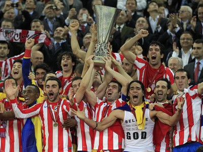 Futbalisti Atlética Madrid sa tešia z triumfu v Európskej lige