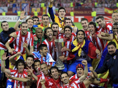 Futbalisti Atlética Madrid sa tešia z triumfu v Európskej lige