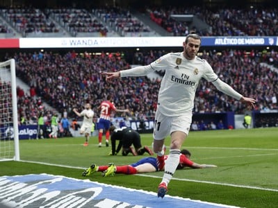 Gareth Bale a jeho gólové oslavy proti Atléticu