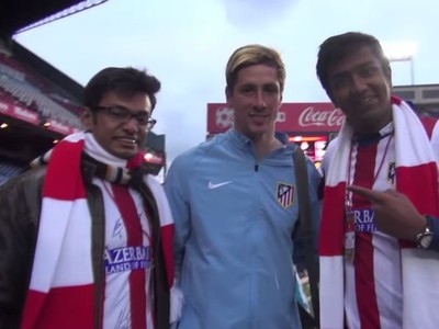 Fernando Torres s fanúšikmi