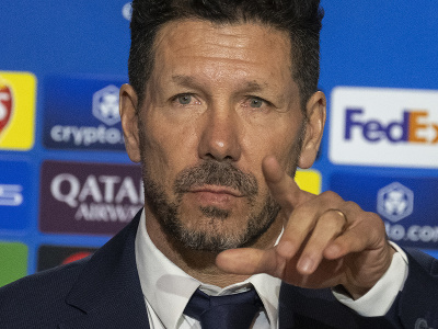 Na snímke tréner Atlético