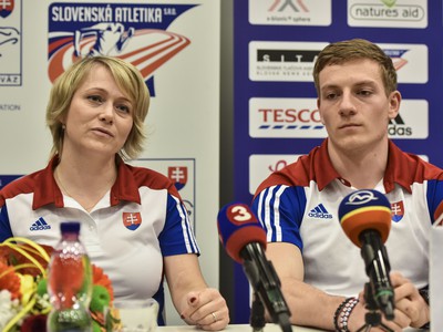 Ján Volko a jeho trénerka Naďa Bendová