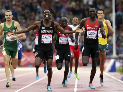 Nijel Amos triumfuje v behu na 800 metrov v Zürichu
