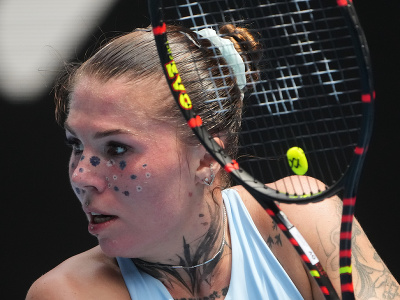Ukrajinská tenistka Oleksandra Olyniková