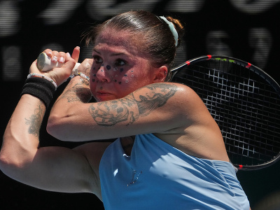 Ukrajinská tenistka Oleksandra Olyniková