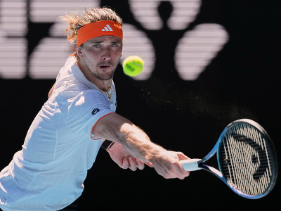 Alexander Zverev počas zápasu