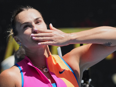 Aryna Sabalenková počas 2.