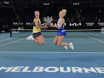 Barbora Krejčíková a Katarína Siniaková triumfovali vo štvorhre na Australian Open 2023