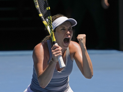 Americká tenistka Danielle Collinsová sa premiérovo v kariére prebojovala do finále grandslamového podujatia