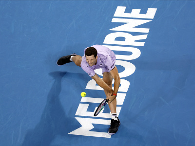 Poliak Hubert Hurkacz počas v zápase 3. kola na Australian Open
