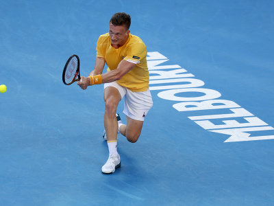 Jiří Lehečka počas 3. kola Australian Open