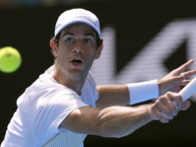 Nuno Borges, portugalský tenista, počas zápasu na Australian Open 2024
