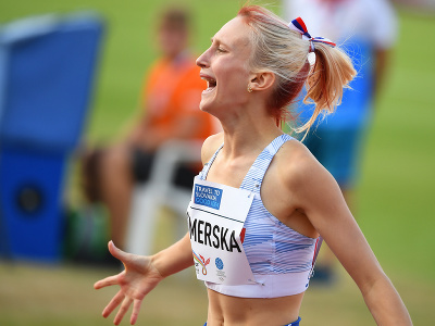 Slovenská reprezentantka Lenka Gymerská získala striebornú medailu v behu na 400 m žien na Európskom olympijskom festivale mládeže (EYOF) v Banskej Bystrici.