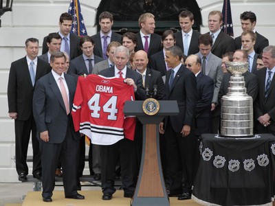Barack Obama privítal víťazov Stanley Cupu