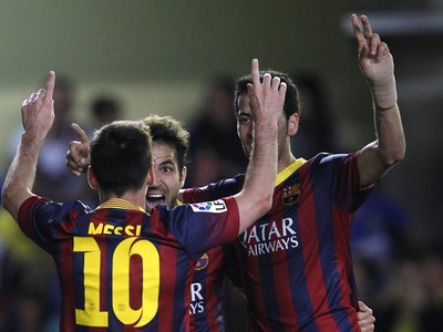 Lionel Messi a Cesc