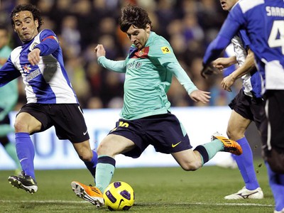 Lionel Messi v akcii