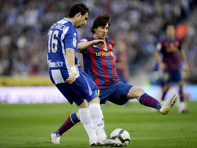 Lionel Messi a Nicolas