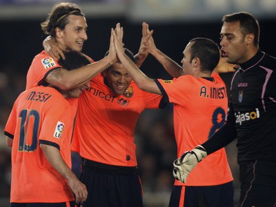 Zlatan Ibrahimovič, Dani Alvés,