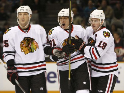 Barker, Hossa a Toews