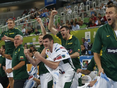 Oslavy litovských basketbalistov